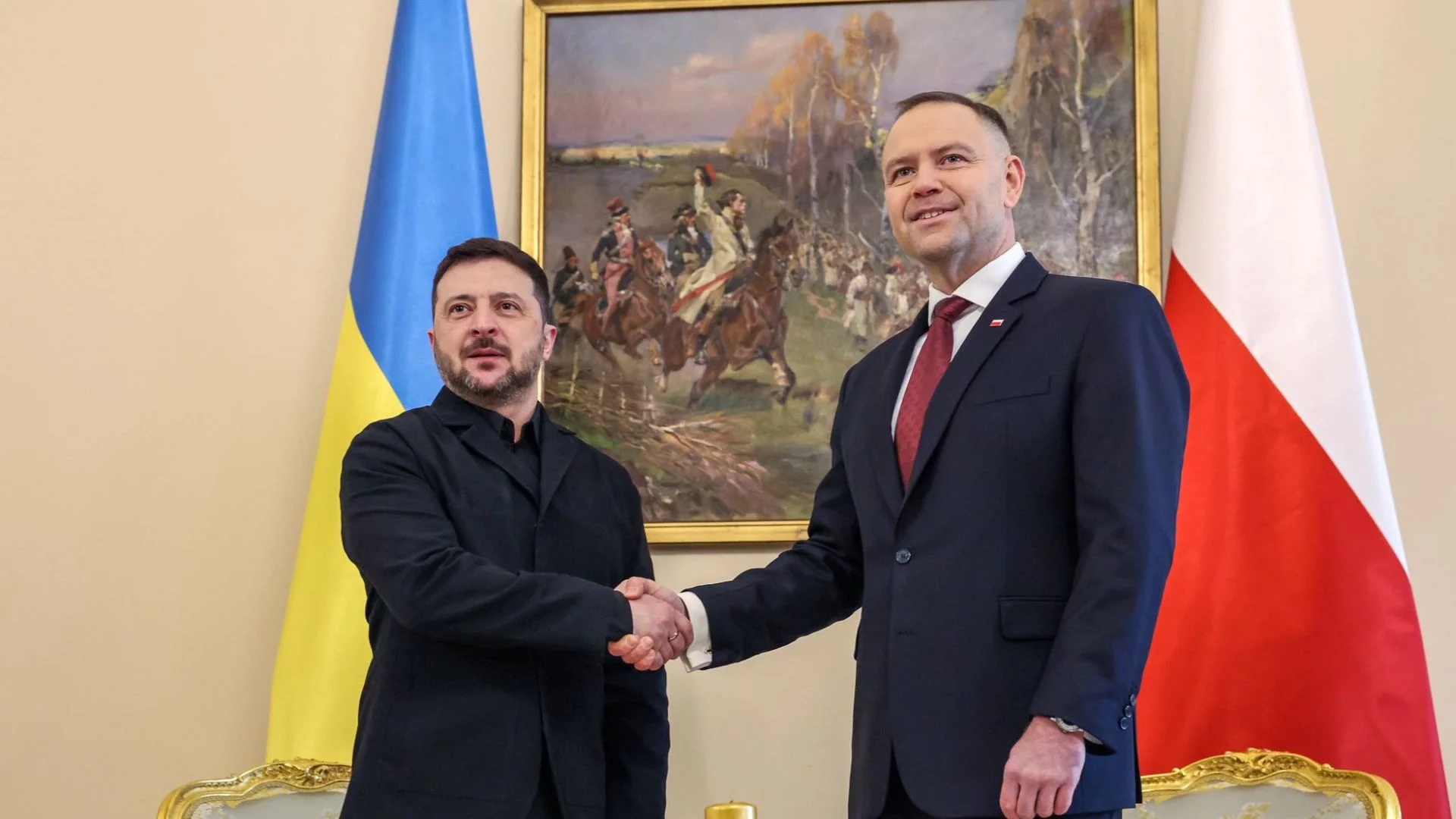 3 główne tematy spotkania Zełenski-Nawrocki. Jest nagranie z Pałacu Wołodymyr Zełenski i Karol Nawrocki