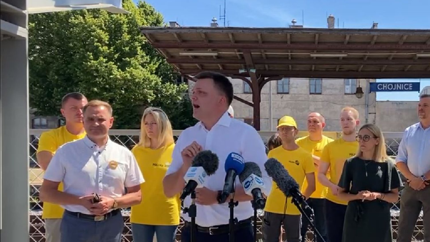 Chojnice. Szymon Hołownia: Nie jestem szafą grającą.