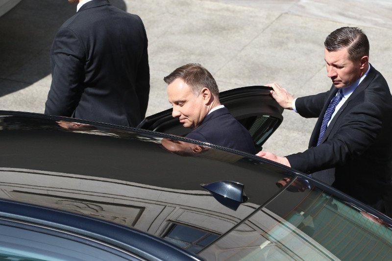 Andrzej Duda odwiedził Jarosława Kaczyńskiego w szpitalu.