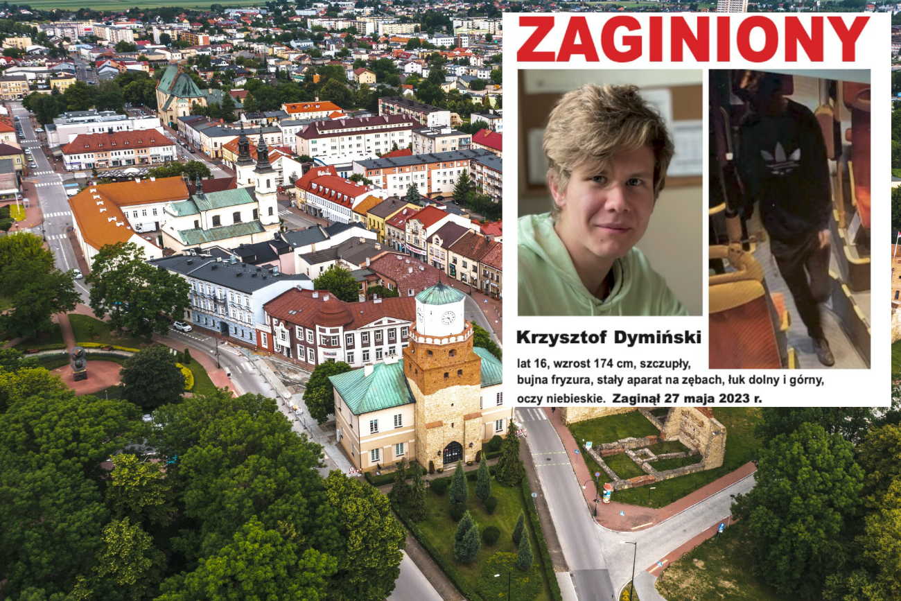 Nowy wątek ws. zaginionego Krzysztofa Dymińskiego? Rodzice 16-latka apelują