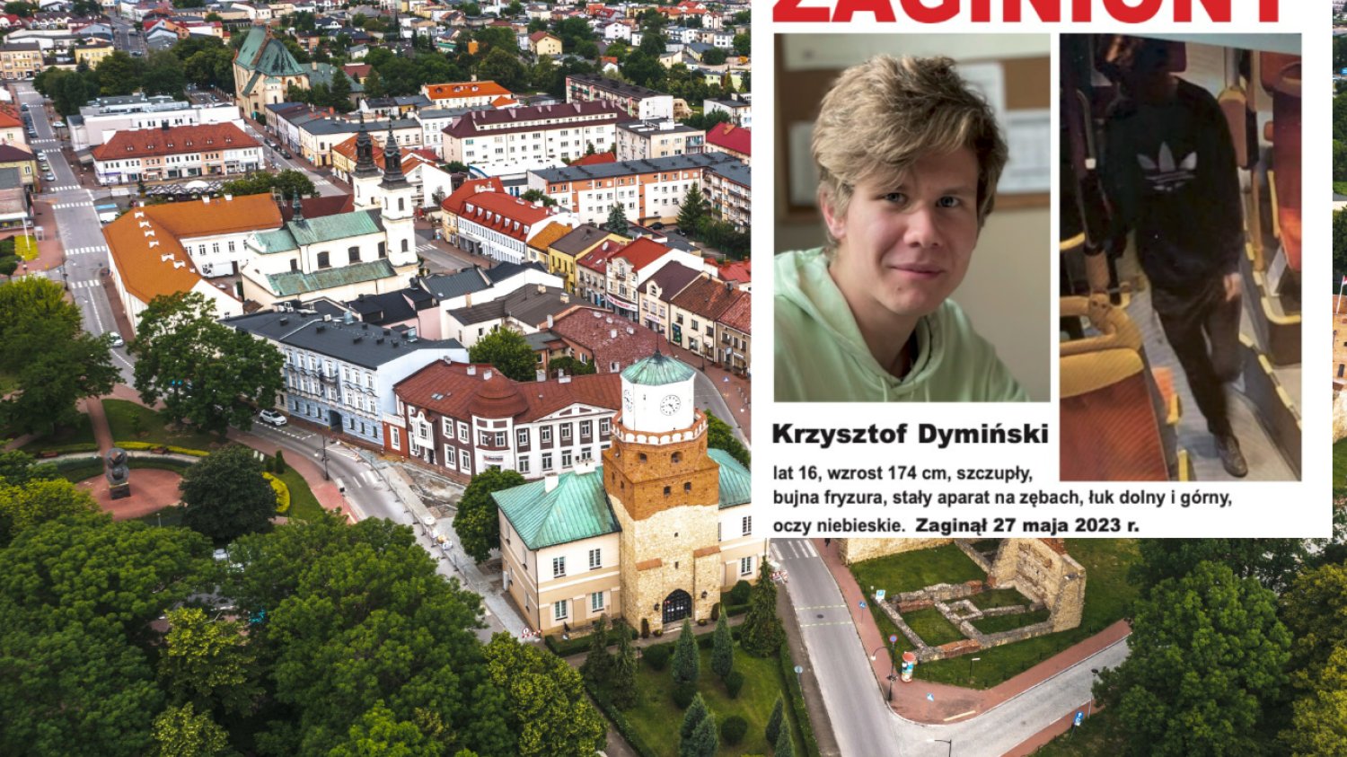 Nowy wątek ws. zaginionego Krzysztofa Dymińskiego? Rodzice 16-latka apelują