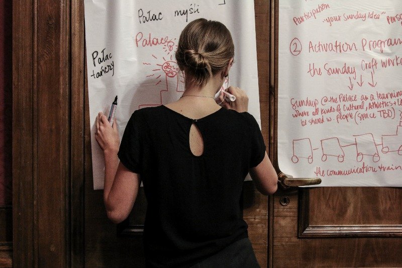 Przez niemal tydzień studenci z Polski i USA pracowali nad projektami, które "odczarują" spojrzenie na warszawski Pałac Kultury