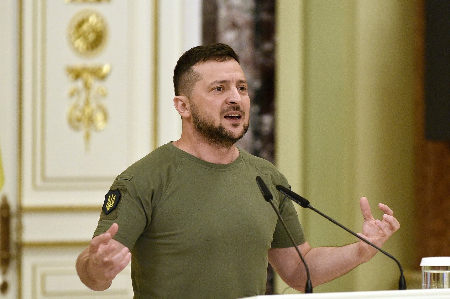 Prezydent Ukrainy Wołodymyr Zełenski.