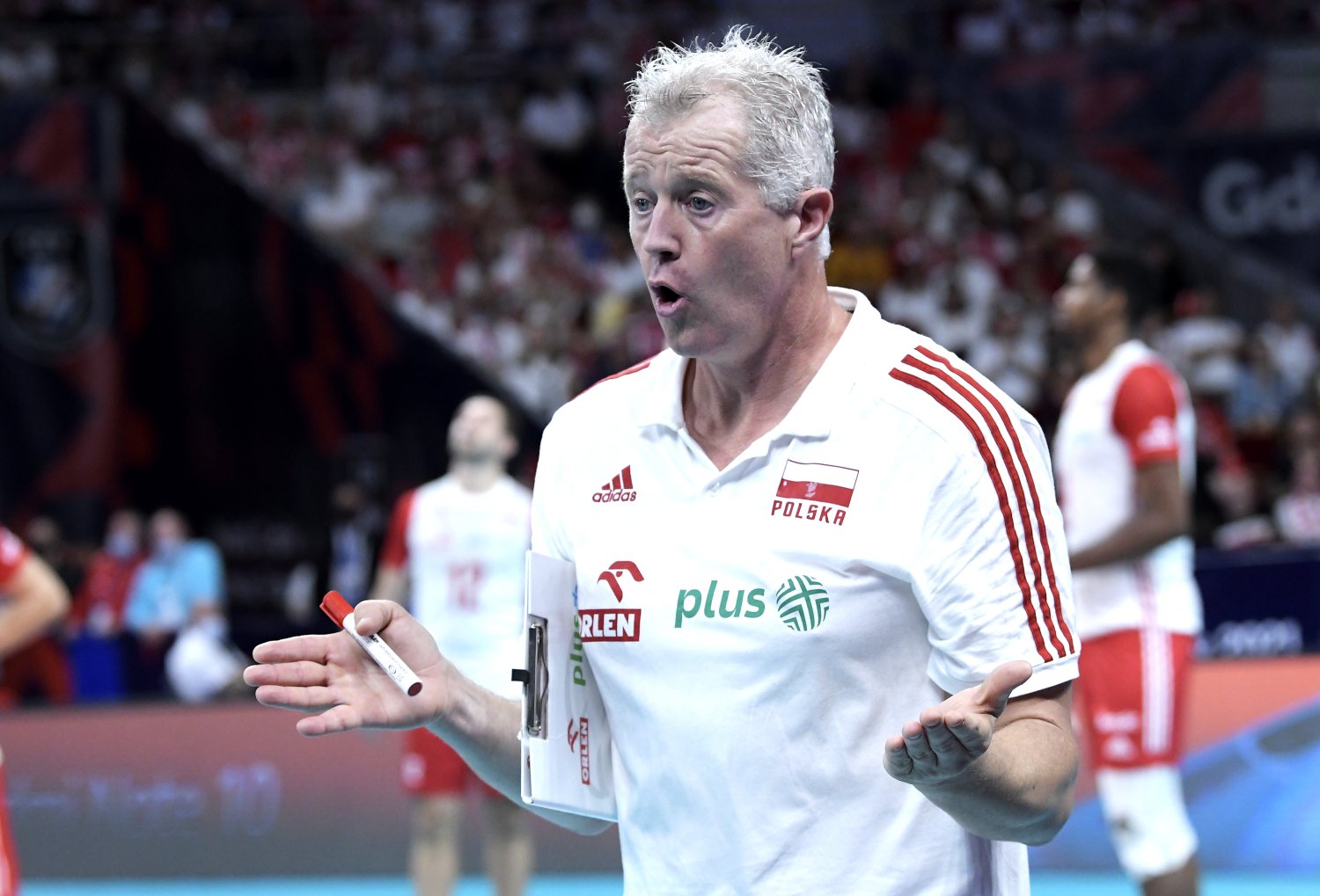 Wilfredo Leon przerwał wywiad Vitala Heynena, żartów i radości po meczu z Rosją nie było końca