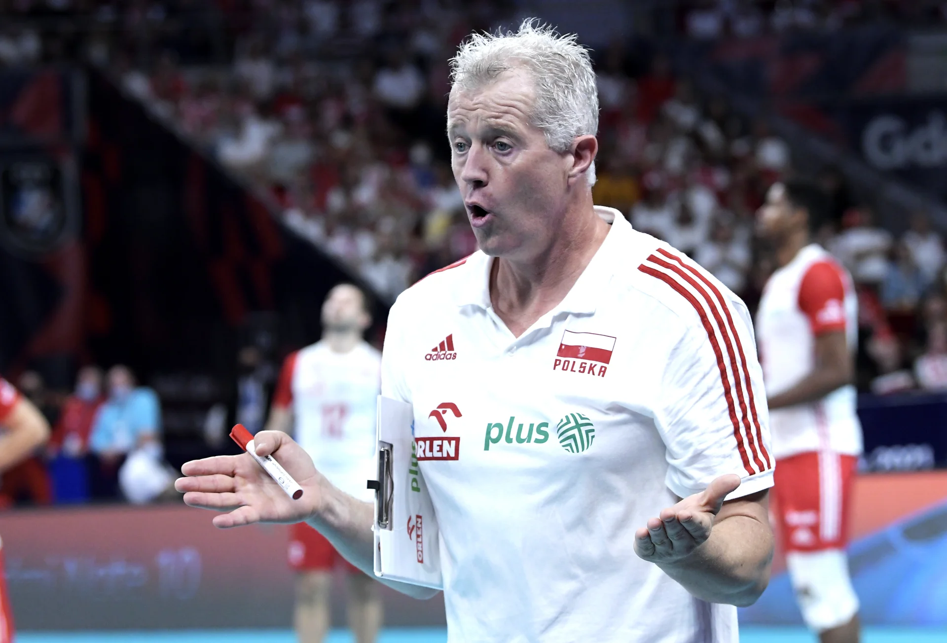 Wilfredo Leon przerwał wywiad Vitala Heynena, żartów i radości po meczu z Rosją nie było końca