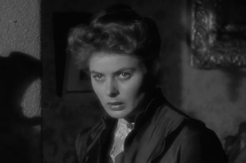 Ingrid Bergman w filmie "Gasnący płomień" (1944)