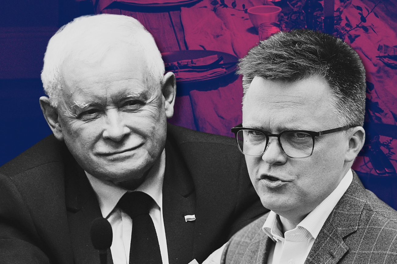 Przekazy dnia PiS ws. Hołowni i Kaczyńskiego. Tak tłumaczą tajną kolację