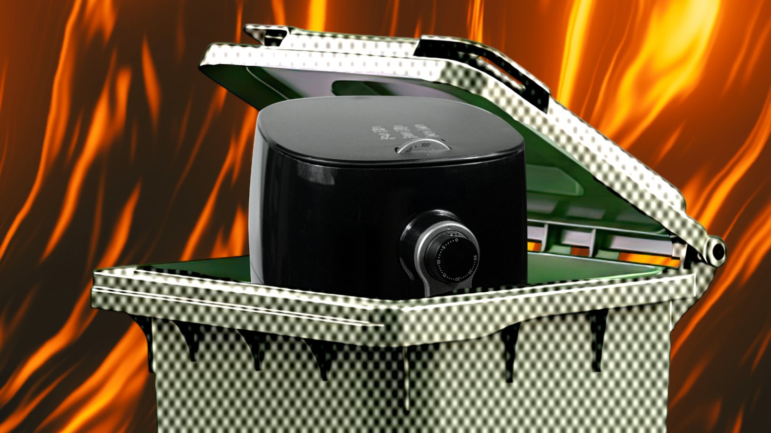 Air fryer jest już niepotrzebny. W polskich kuchniach rządzi nowy król Air fryer w koszu na śmieci