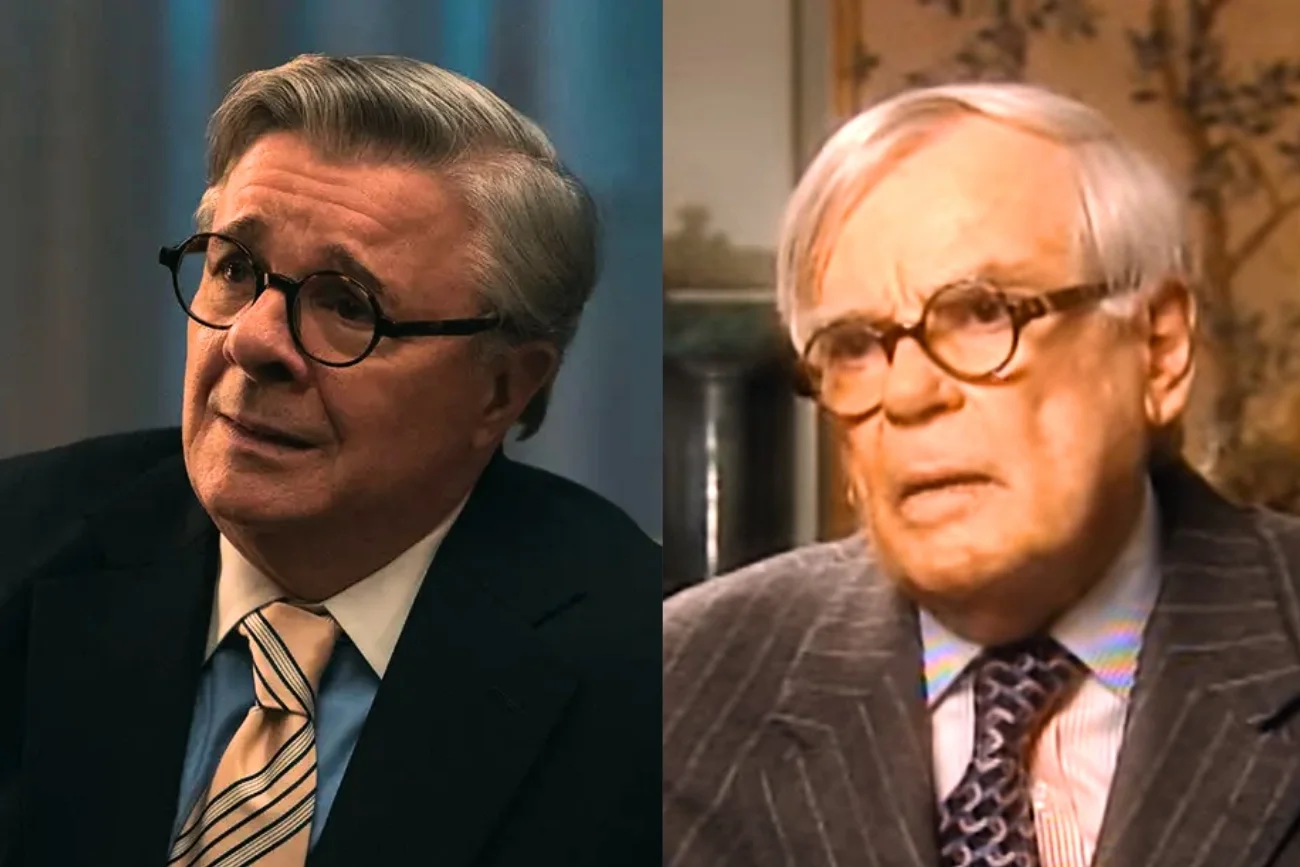 Nathan Lane (LEWO); Dominick Dunne (PRAWO)