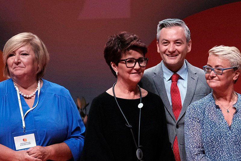 Na Kongresie Kobiet Jolanta Kwaśniewska dość wymownie odpowiedziała pytanie o Agatę Kornhauser-Dudę.