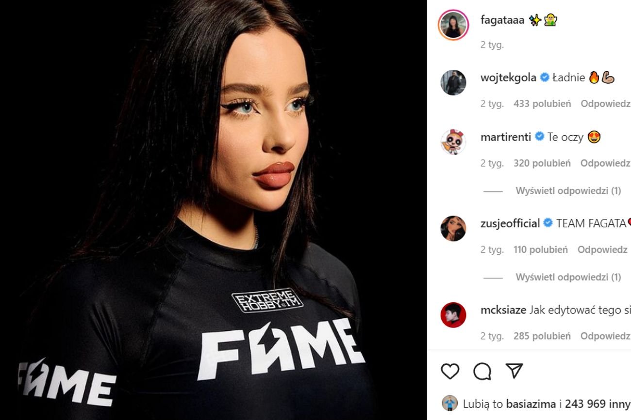 Agata Fąk, znana jako "Fagata", ma zamiar wygrać swoją pierwszą walkę w FAME MMA