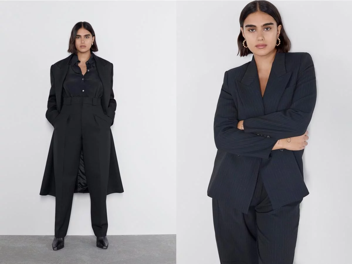Jill Kortleve nosząca rozmiar 40/42 była pierwszą modelką w tak "dużym" rozmiarze, która pojawiła się w lookbooku Zary