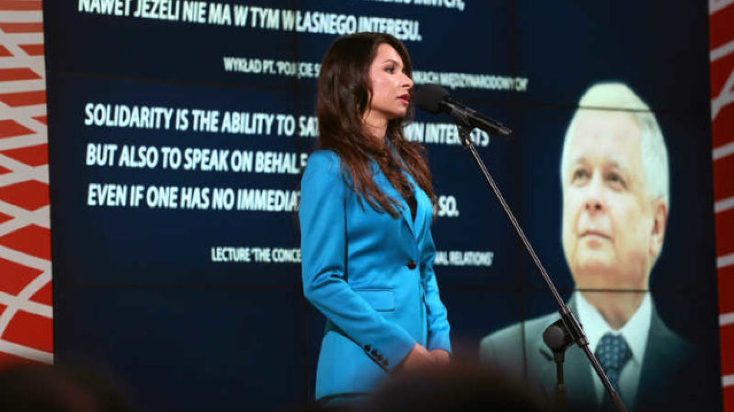 Marta Kaczyńska krytykuje działania ministra Jana Szyszki ws. Puszczy Białowieskiej.