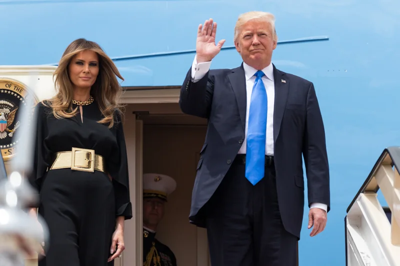 W lipcu do Polski przyleci Donald Trump. Prezydentowi USA będzie towarzyszyć żona Melania.