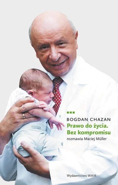 Na okładce książki Chazana nie znajdziemy dziecka Agnieszki i Jacka.