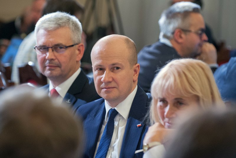 Awantura na spotkaniu z Wróblewskim. "Ty ukraińska k..., wracaj na Ukrainę"