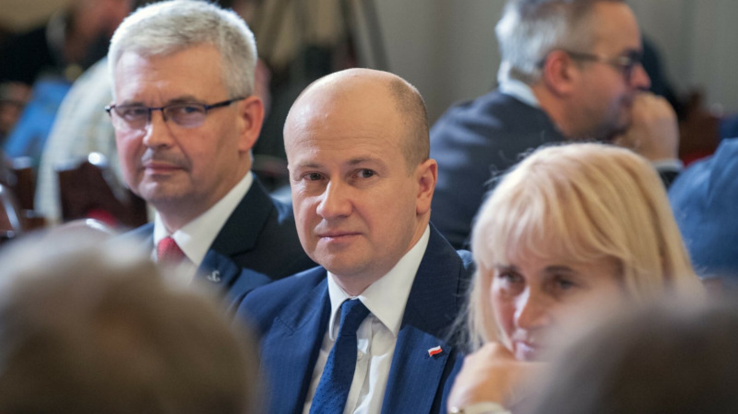 Awantura na spotkaniu z Wróblewskim. "Ty ukraińska k..., wracaj na Ukrainę"