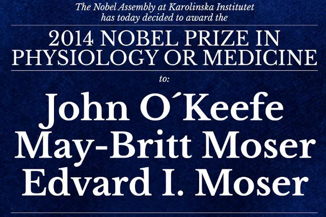 Laureatami tegorocznej Nagrody Nobla w dziedzinie medycyny zostali John O'Keefe, May-Britt Moser i Edvard Moser