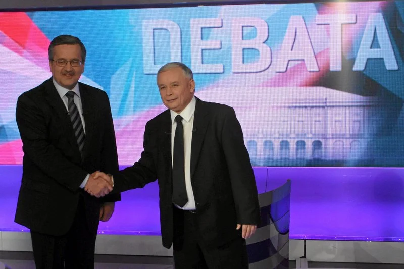 Jarosław Kaczyński i Bronisław Komorowski przekonywali Polaków do swojej kandydatury w wyborach prezydenckich