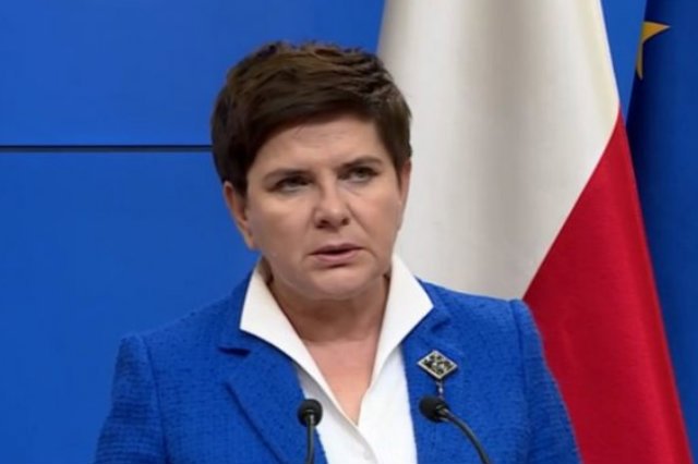 Beata Szydło na unijnym szczycie w Brukseli.