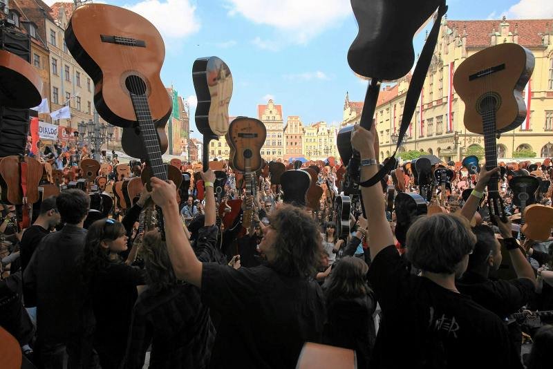Bicie rekordu Guinnessa we Wrocławiu