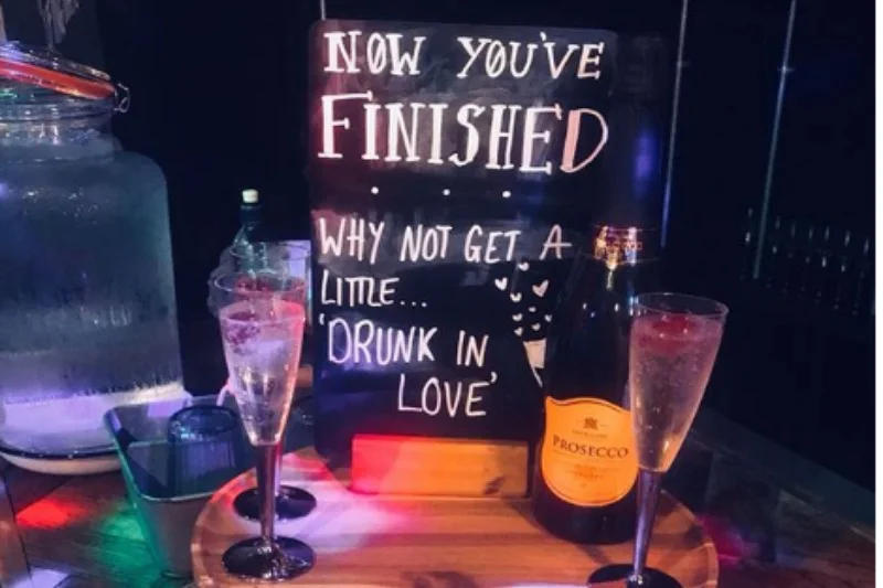Po treningu można sięgnąć po kieliszek prosecco