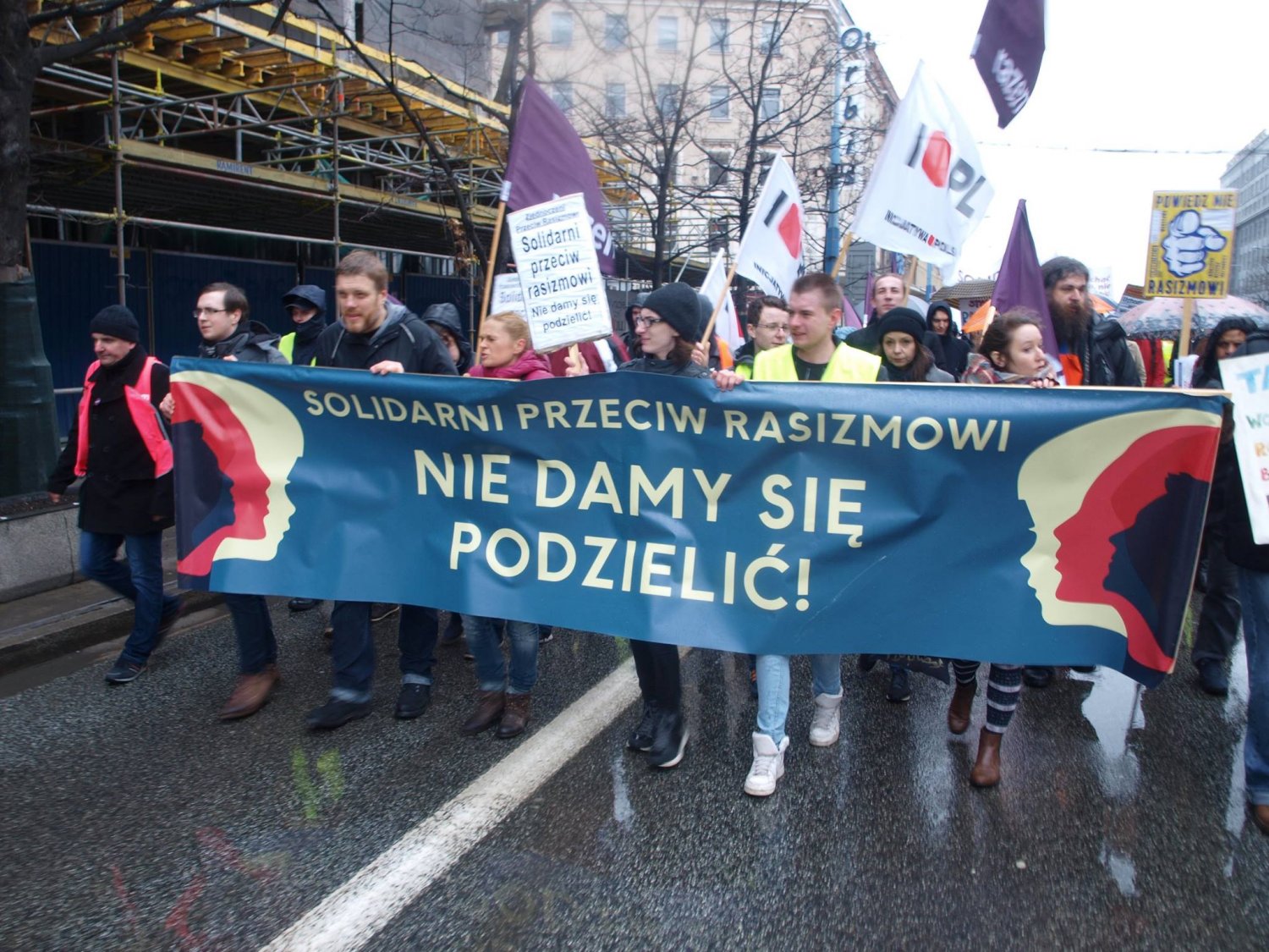 Demonstracja Solidarni przeciw Rasizmowi