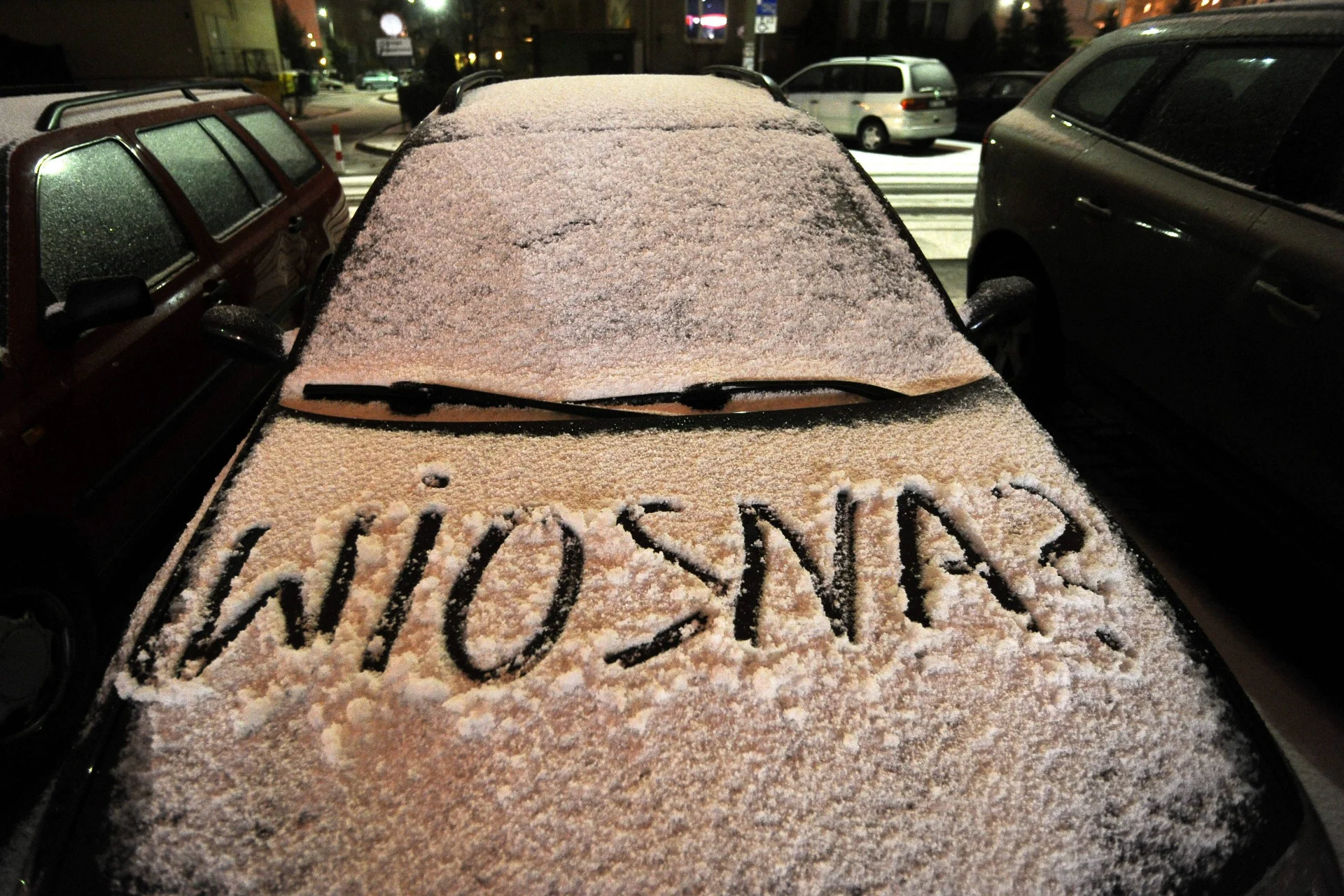 Śnieg w maju?