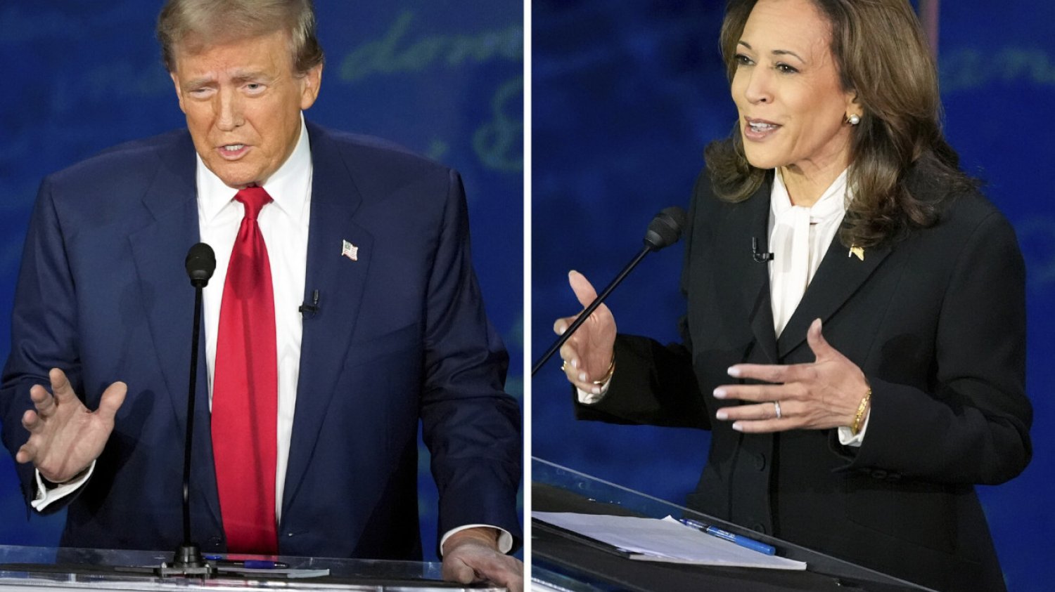 Ekspert przeanalizował mowę ciała Harris i Trumpa. To szczególnie było widać w trakcie debaty Donald Trump i Kamala Harris