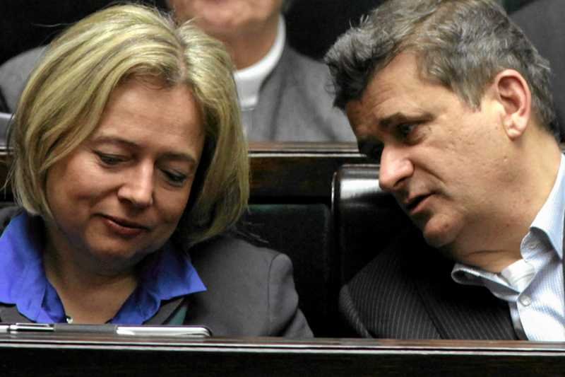 Wanda Nowicka i Janusz Palikot