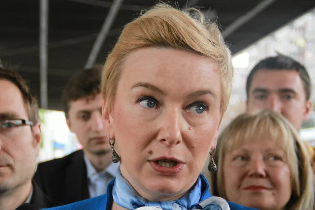Mirosława Stachowiak-Różecka została wyproszona z terenu Szkoły Podstawowej nr 47 we Wrocławiu