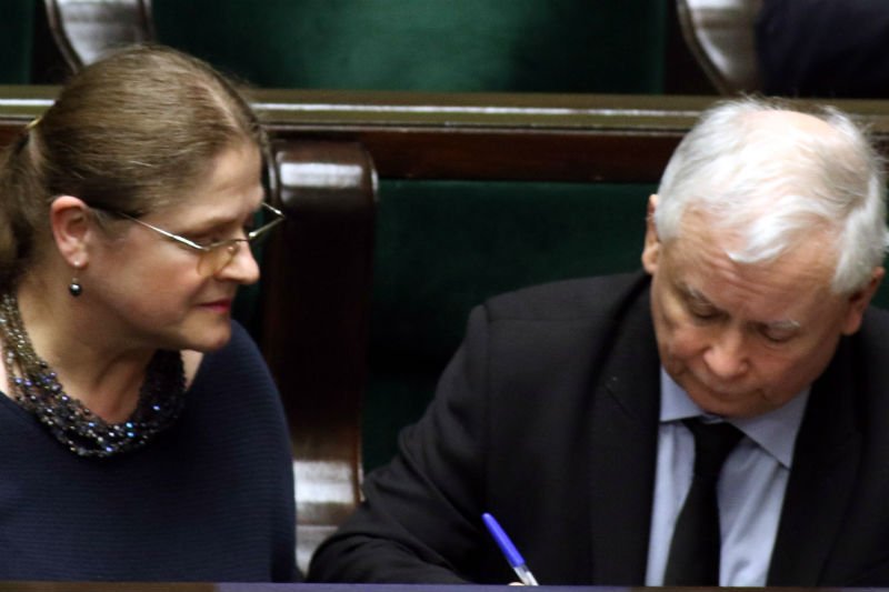 Krystyna Pawłowicz porównuje opozycję do faszystów.