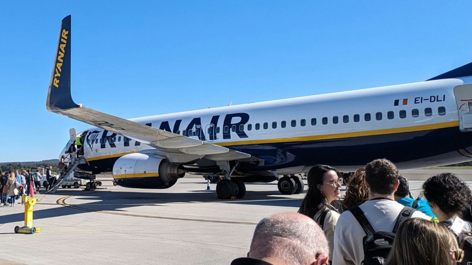 Ryanair nie zabrał żadnej walizki do samolotu