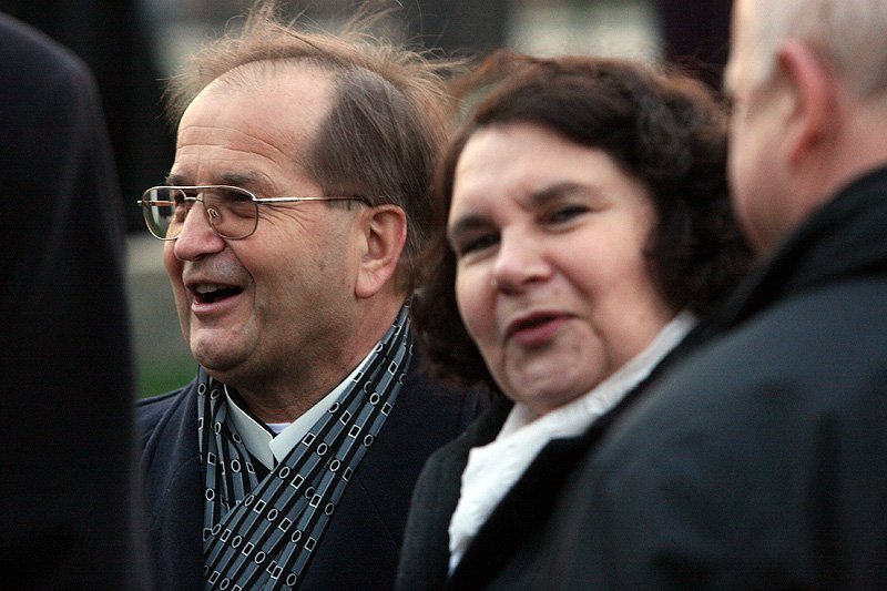 Anna Sobecka i o. Tadeusz Rydzyk