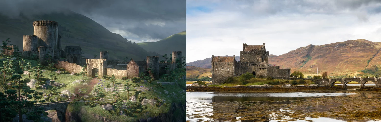 Zamek Eilean Donan.