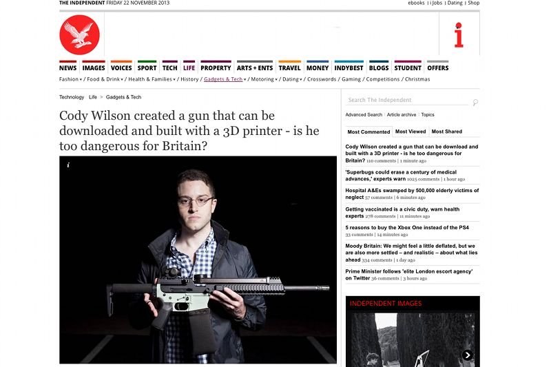 Cody Wilson, twórca pistoletu powstającego w drukarkach 3D, postanowił zająć się walutą Bitcoin.