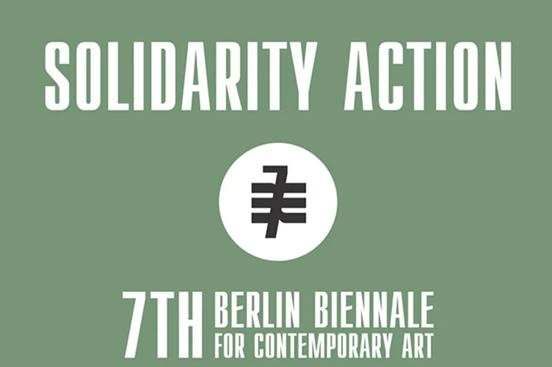 Plakat 7 Berlińskiego Biennale Sztuki