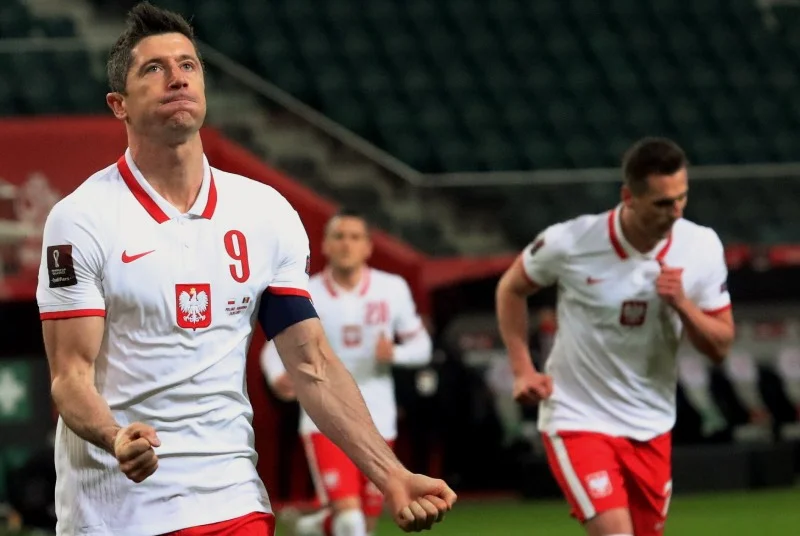 Lewandowski strzelił Andorze dwa gole.