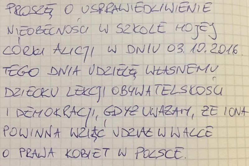 W poniedziałek 3 października odbywa się czarny protest.