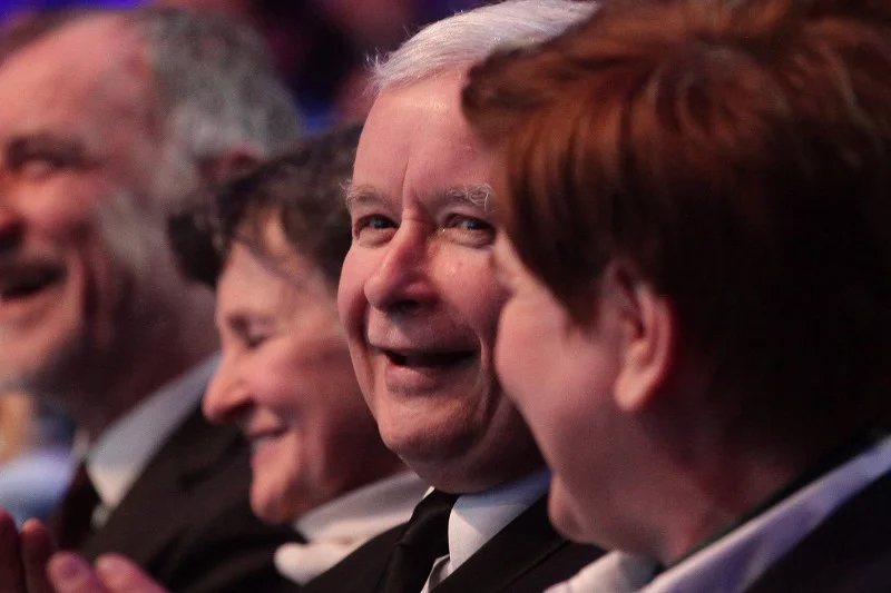 Prezes Jarosław Kaczyński jest zaskoczony kampanijnymi sukcesami Andrzeja Dudy
