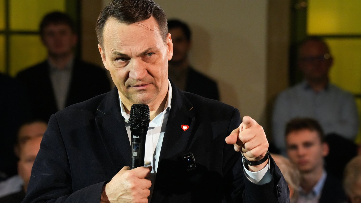 Radosław Sikorski reaguje na słowa Jarosława Kaczyńskiego.