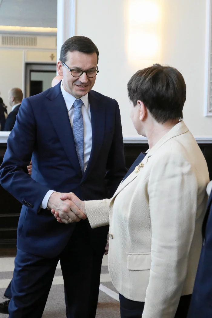 Podczas ostatniego posiedzenia Kancelarii Premiera w starym składzie.