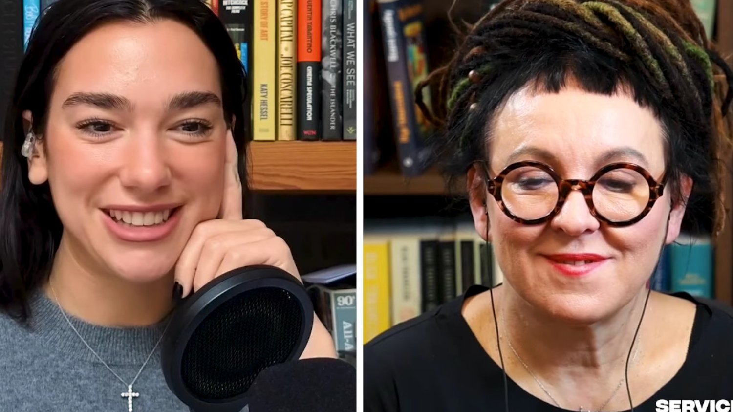 Dua Lipa w rozmowie z Olgą Tokarczuk.