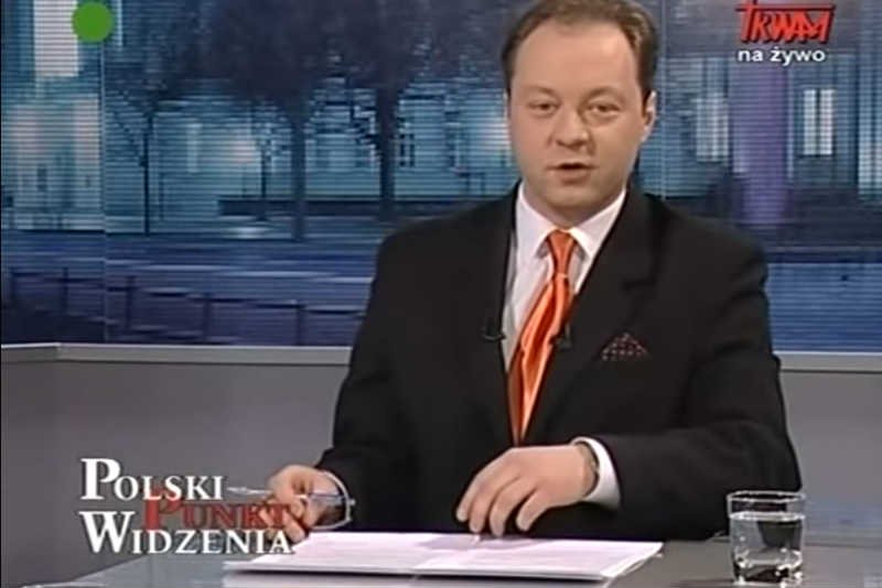 Klaudiusz Pobudzin, dzisiaj gwiazda "Wiadomości", zaczynał karierę w Telewizji Trwam.