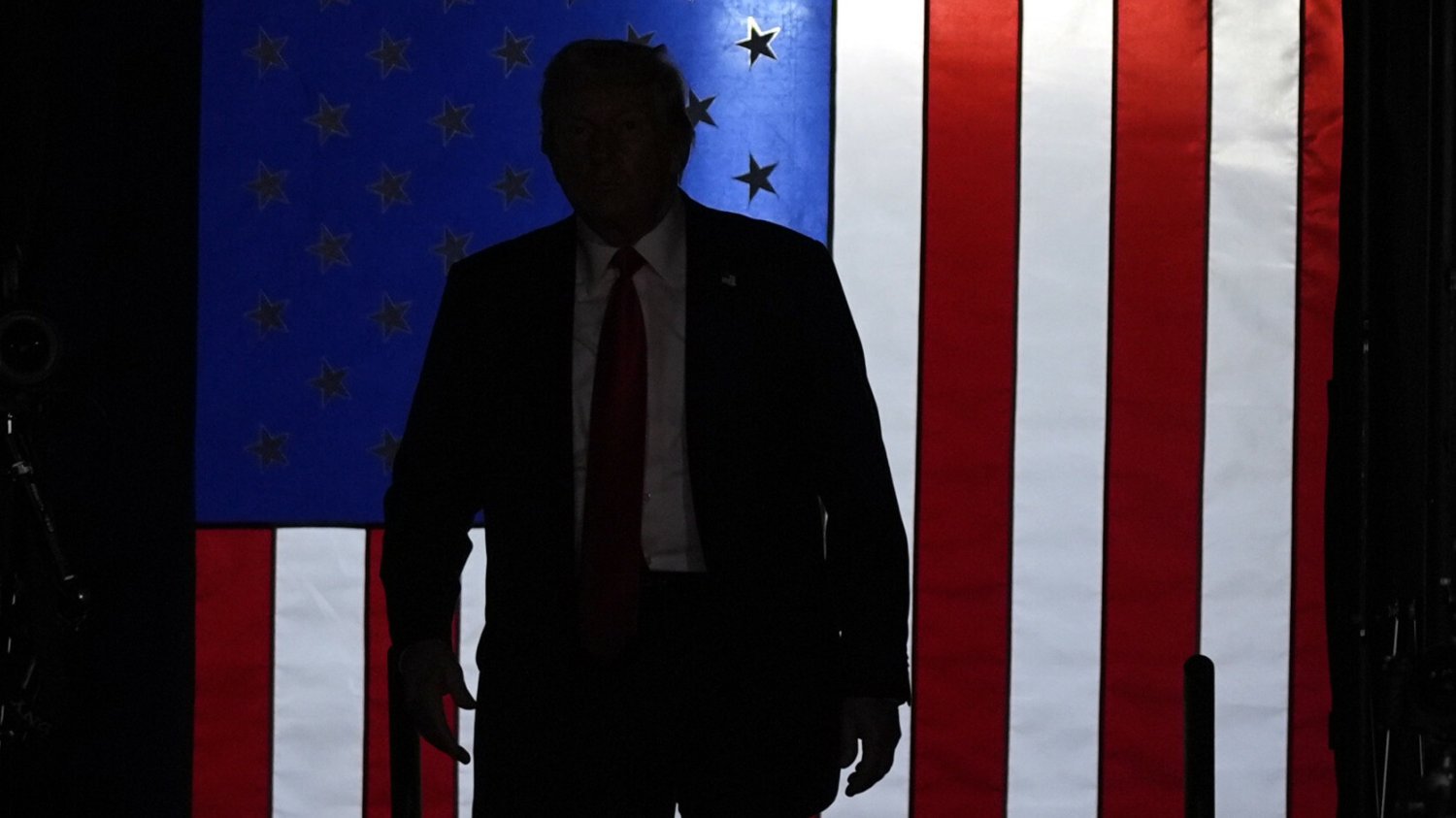 Donald Trump na konwencji Partii Republikańskiej.