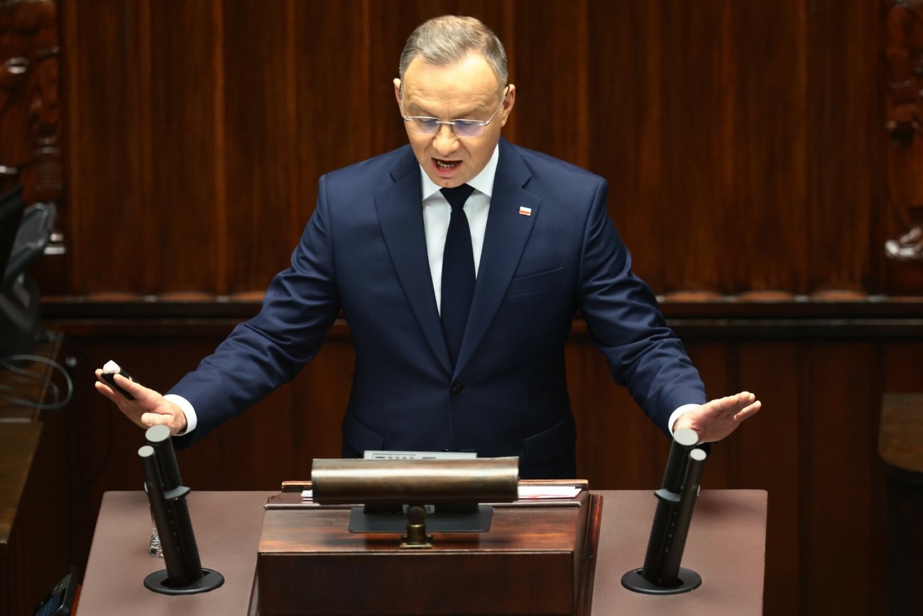 Andrzej Duda wygłosił w Sejmie orędzie.