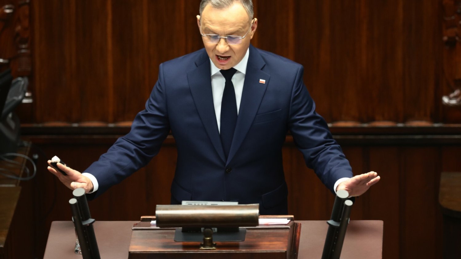 Andrzej Duda wygłosił w Sejmie orędzie.