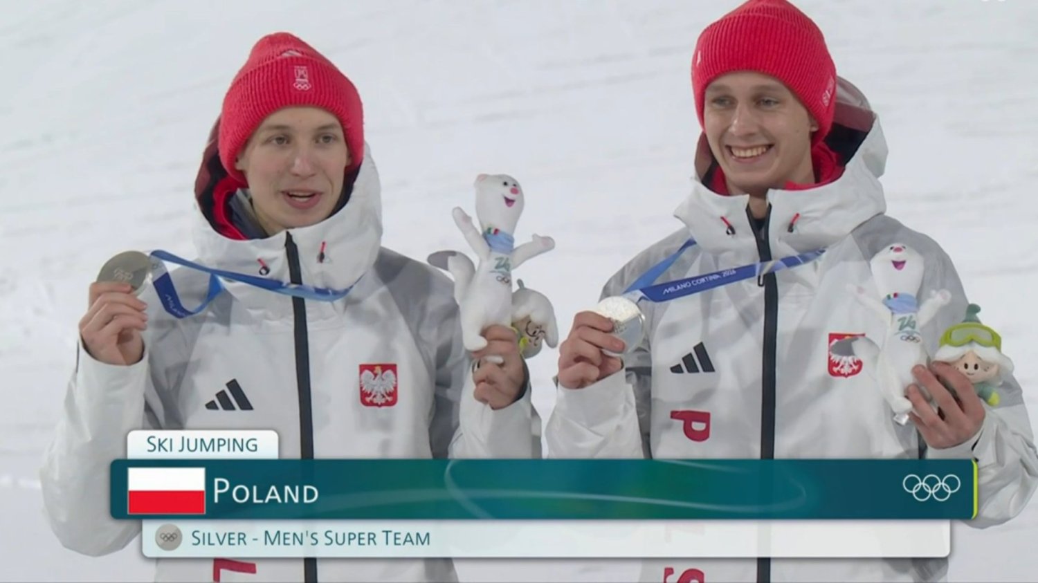 Kacper Tomasiak i Paweł Wąsek ze srebrnym medalem w konkursie Super Teamów.