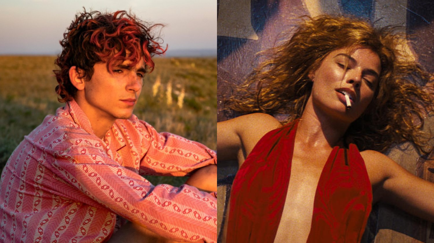 Timothée Chalamet w "Do ostatniej kości" i Margot Robbie w "Babilon".