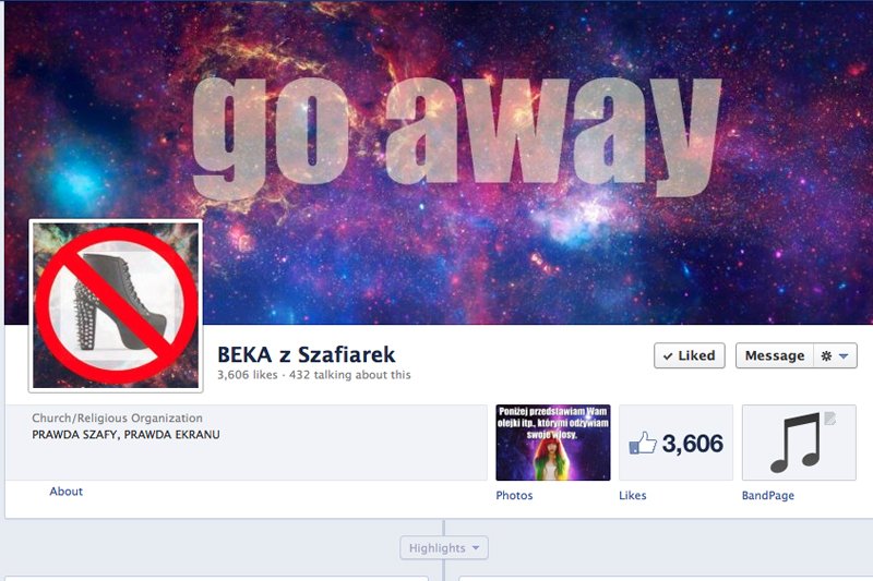 Z szafiarskich koszmarów kpi profil "Beka z szafiarek "